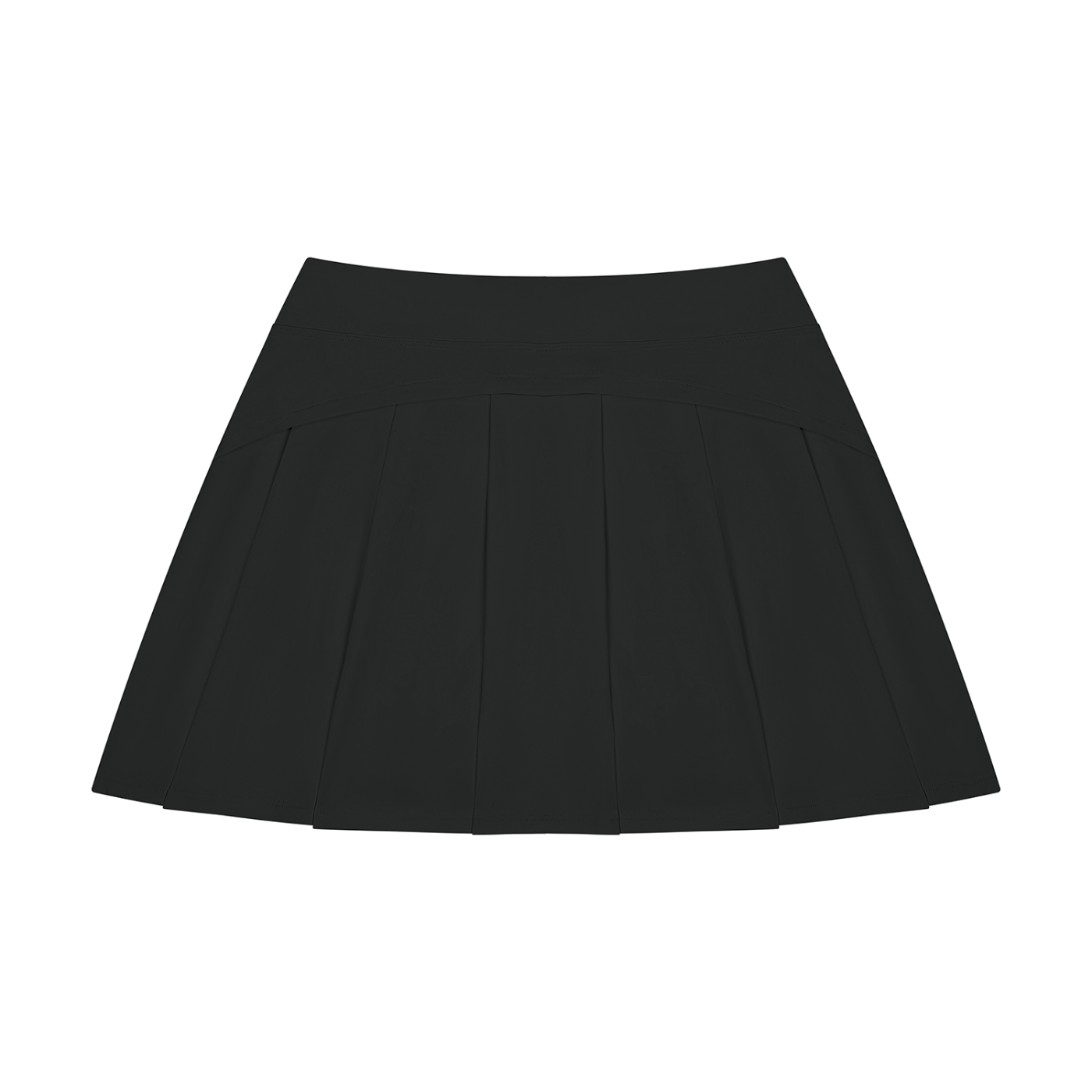 "WITH'N YOU" LOGO - WHITE - Women’s High Rise A-Line Skirt