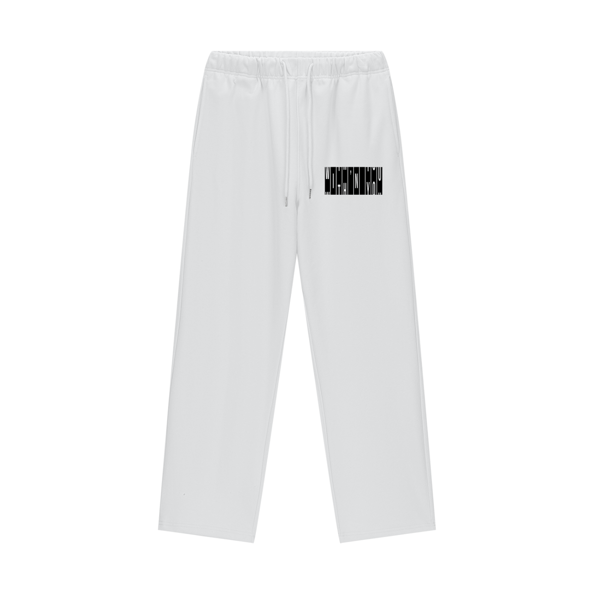 "THE ELEMENTS" Collection - BLACK - Heavyweight Fleece Straight Leg Pants