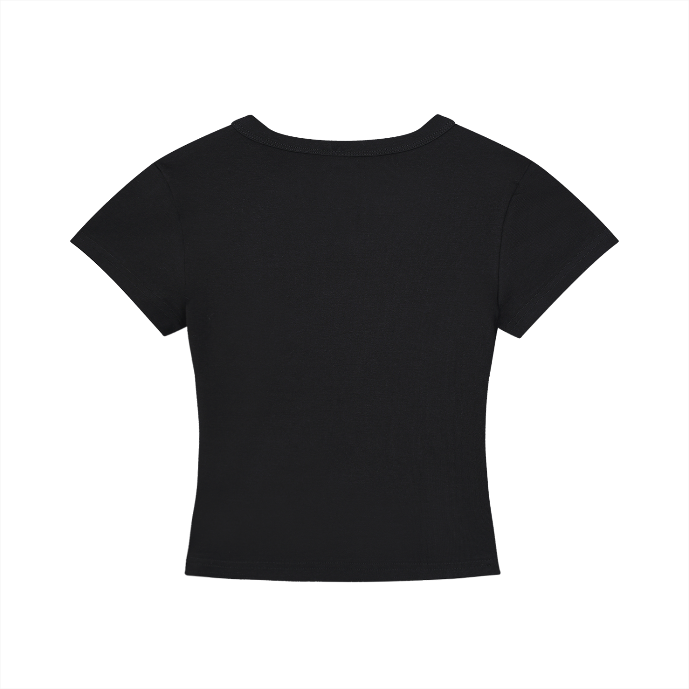 "WITH'N YOU" LOGO - WHITE - Women's Cropped T-Shirt