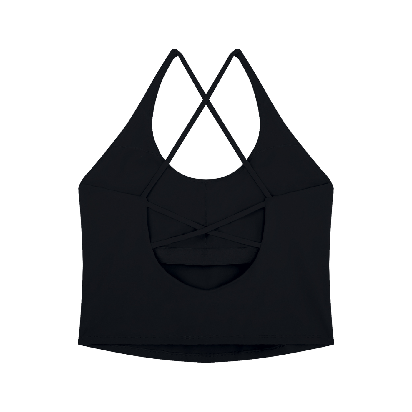 "WITH'N YOU" LOGO - WHITE - Women's Tight Halter Yoga Tank Top