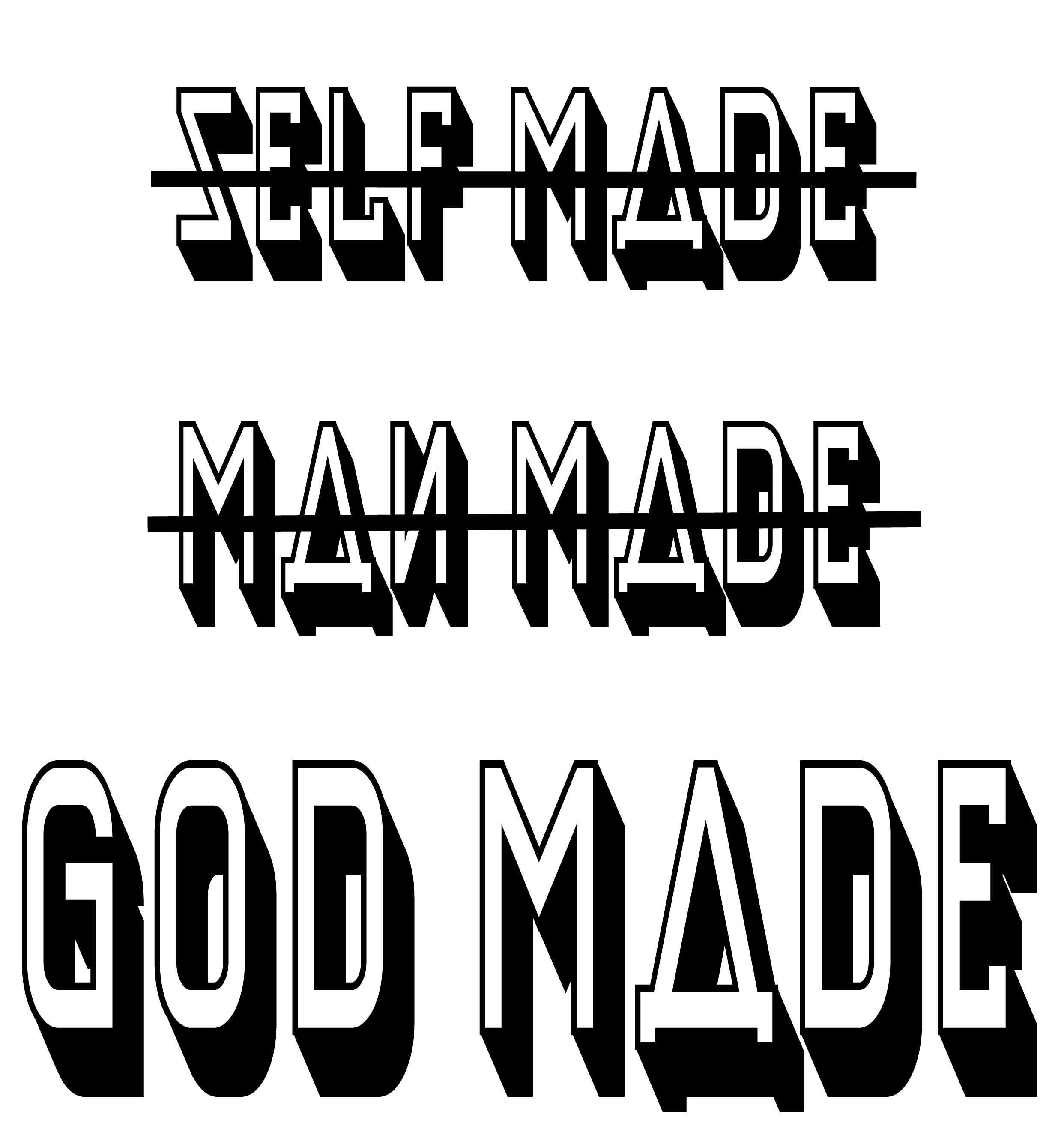 "GOD MADE" COLLECTION