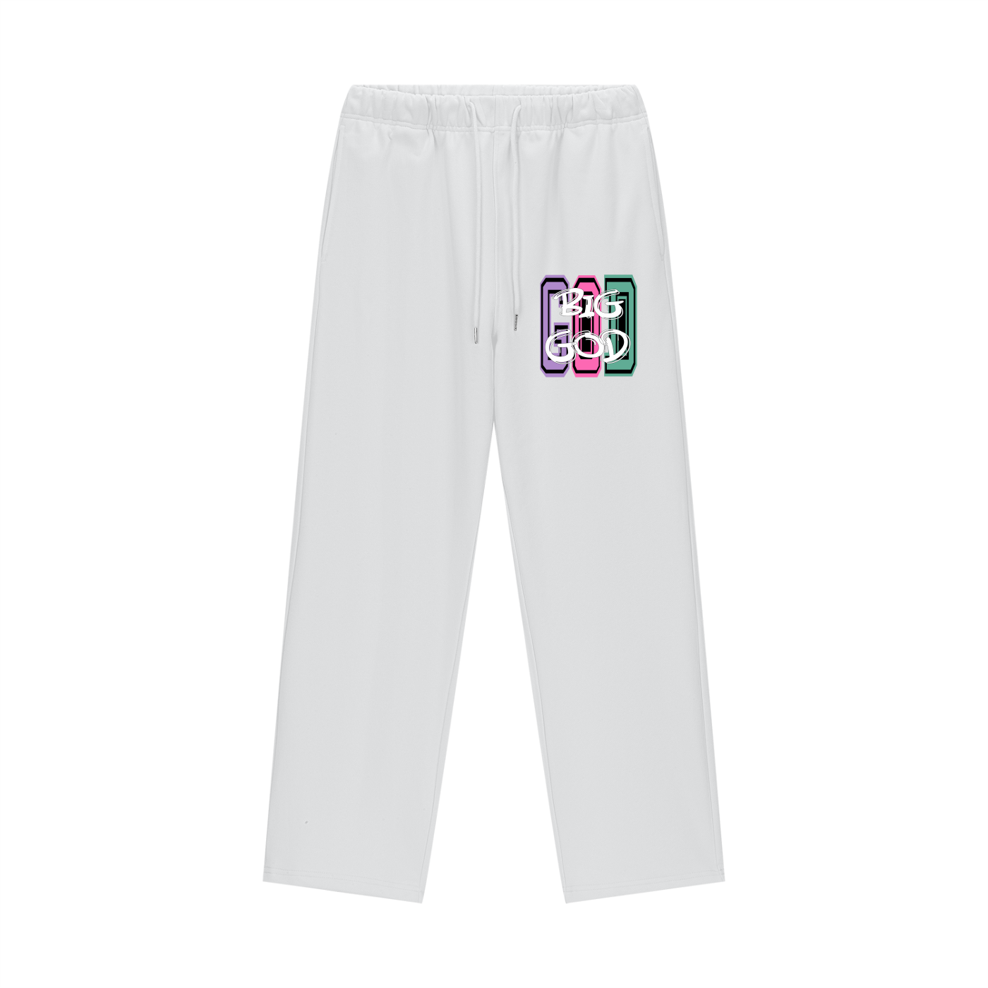"BIG GOD" - COLORS 3 - Heavyweight Fleece Straight Leg Pants