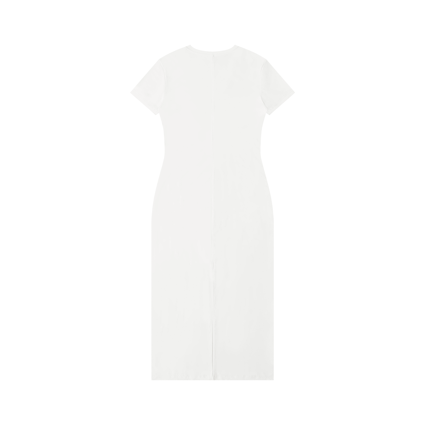 "WITH'N YOU" LOGO - WHITE -Women's V-Neck Short Sleeve Maxi Dress
