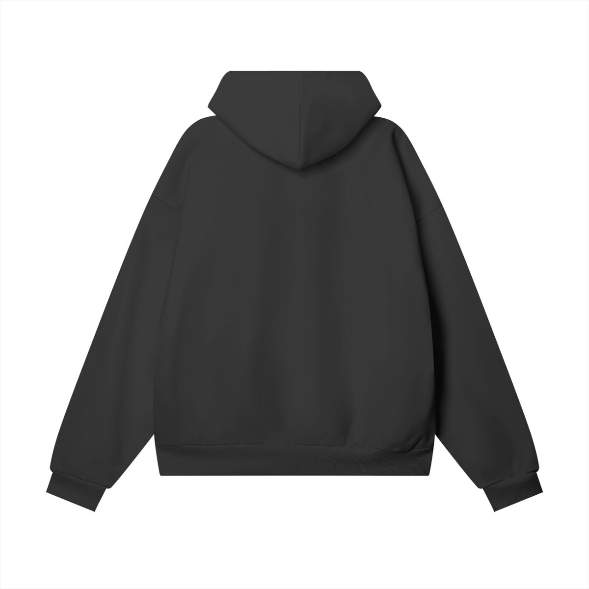 "WITH'N YOU" LOGO - WHITE/RED - Heavyweight Hidden Pocket Fleece Hoodie