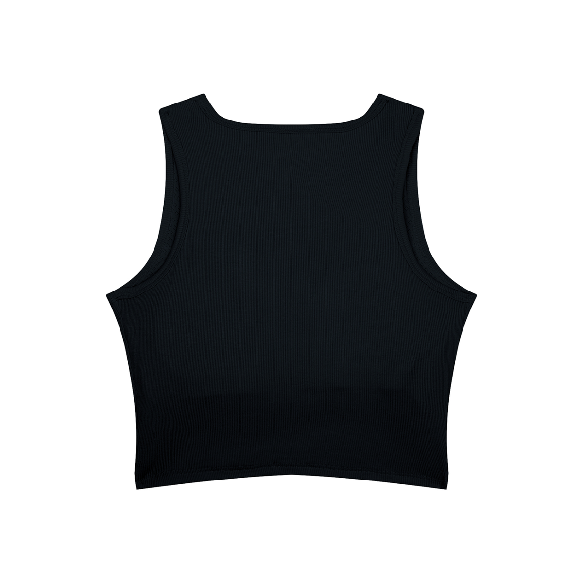 "WITH'N YOU" LOGO - WHITE - Women’s Hollow-Out Yoga Tank Top