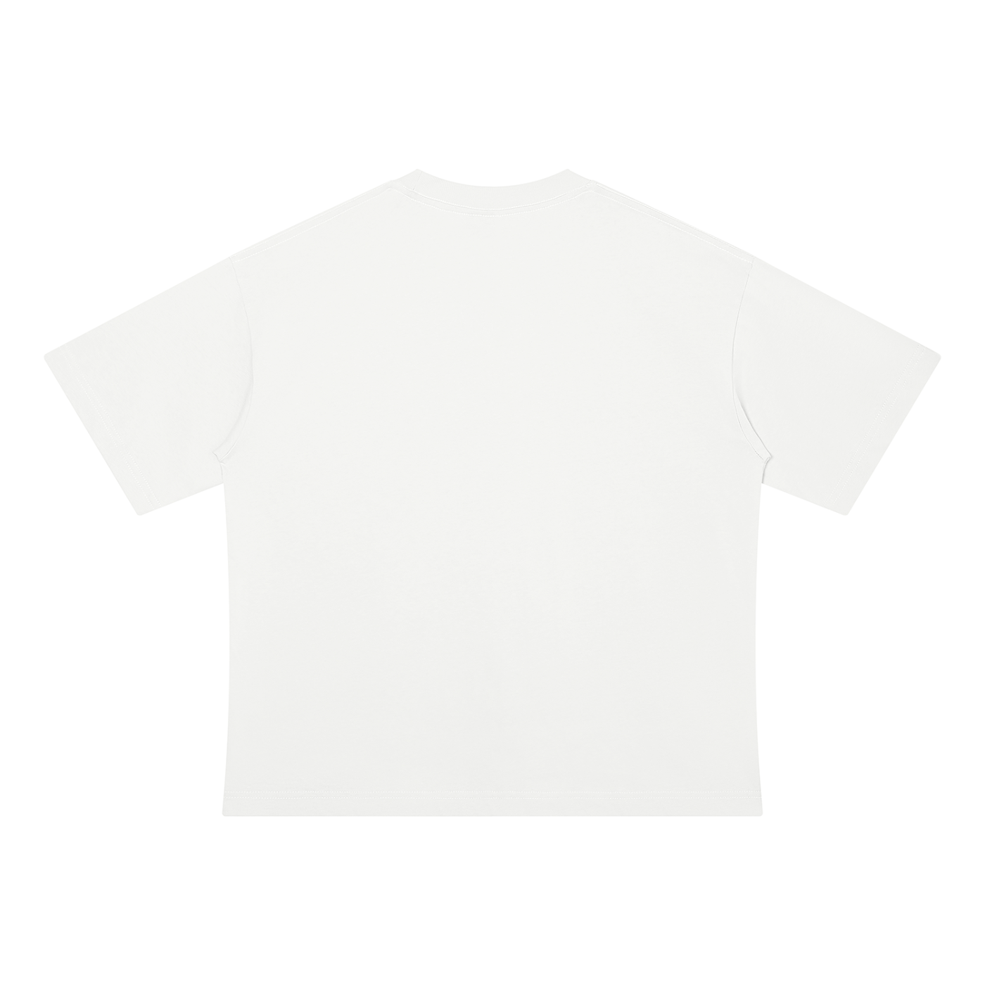 "WITH'N YOU" LOGO - BLACK/CAROLINA BLUE - Unisex Drop Shoulder Cotton T-Shirt