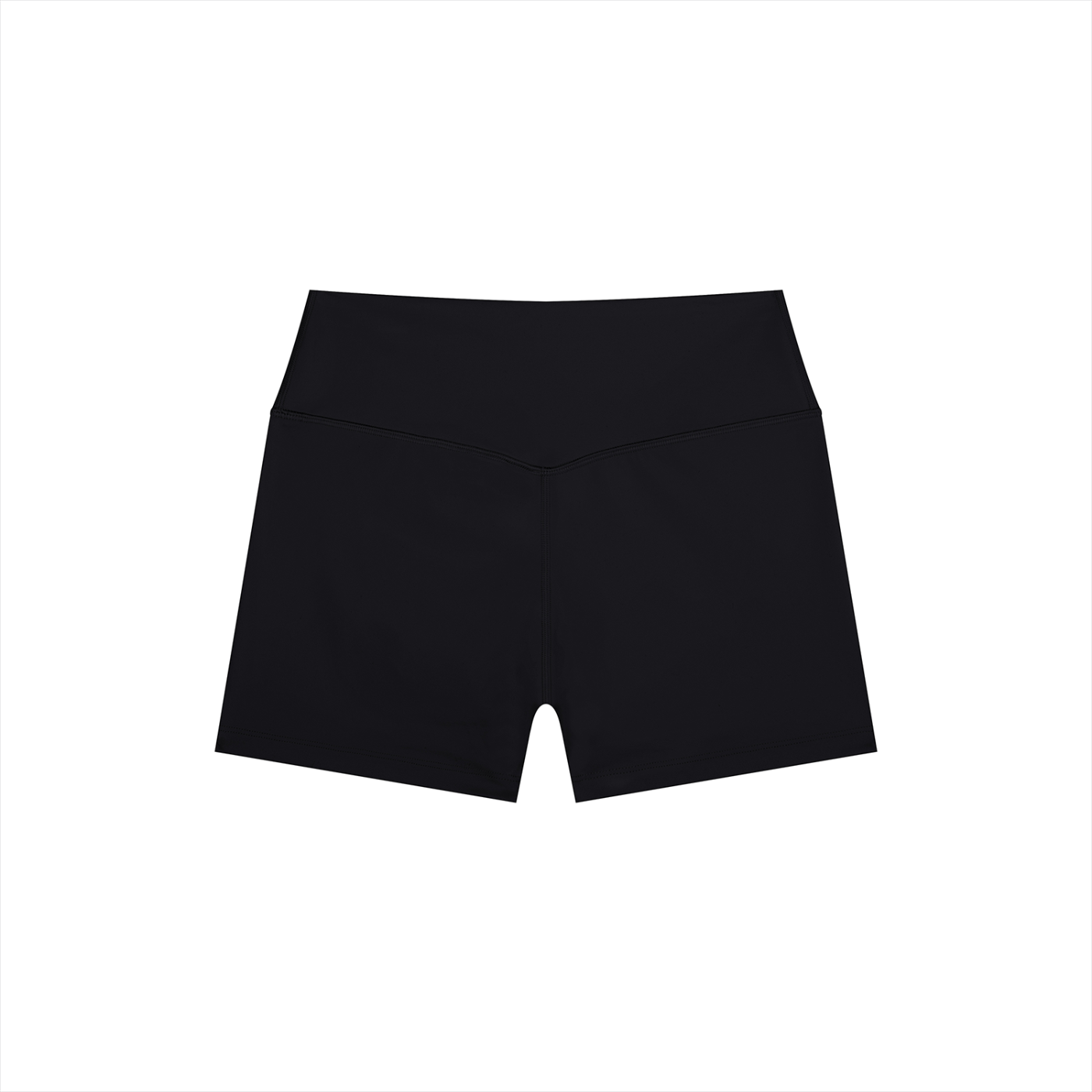 "WITH'N YOU" LOGO - WHITE - Women’s High Rise Yoga Shorts