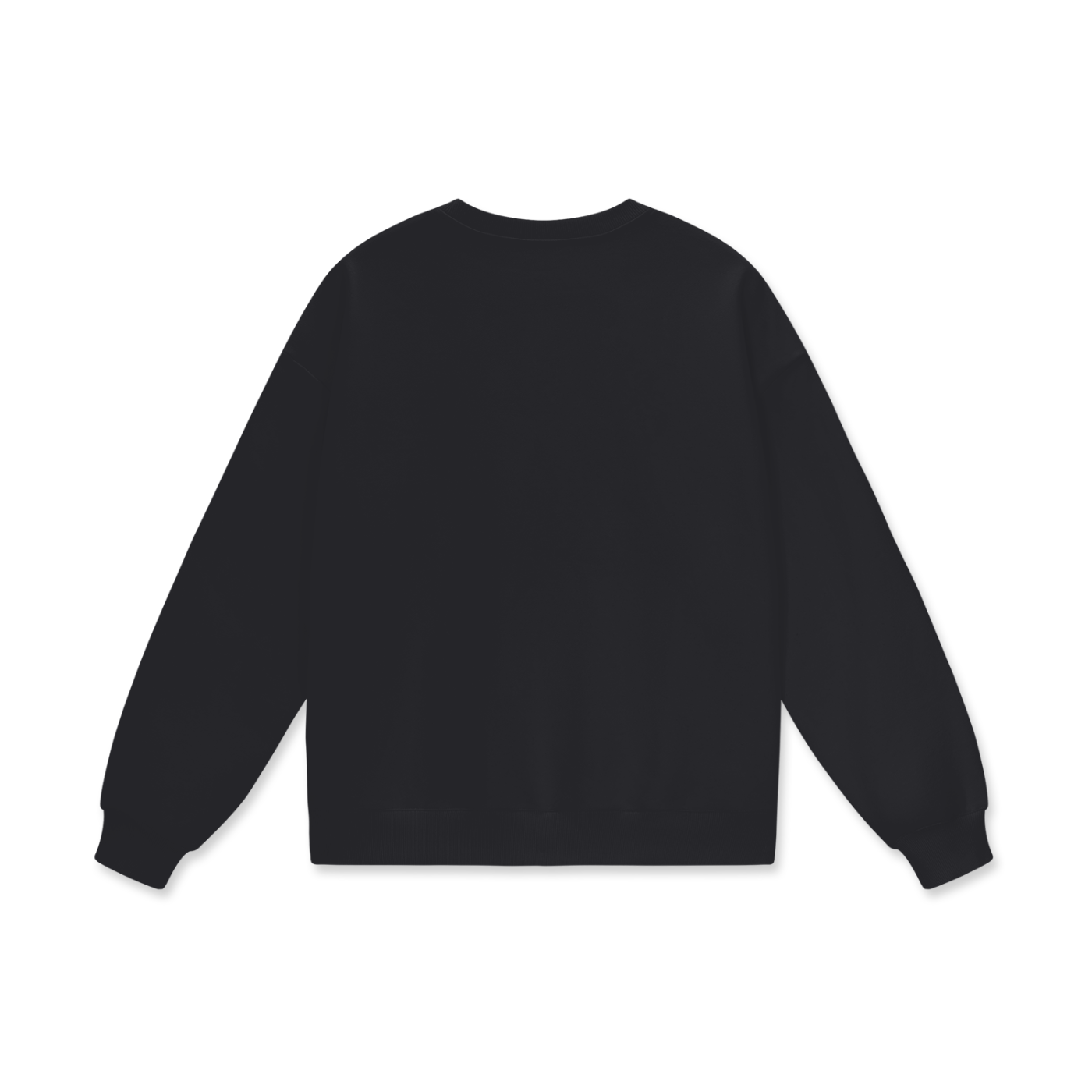 "WITH'N YOU" LOGO - WHITE/ORANGE - Heavyweight Drop Shoulder Sweatshirt