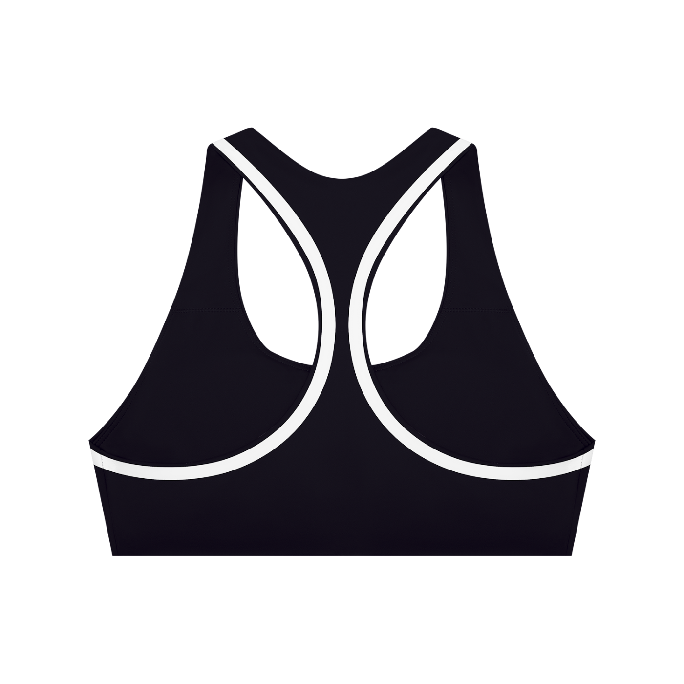 "WITH'N YOU" LOGO - WHITE - Women’s Halter Yoga Sports Bra
