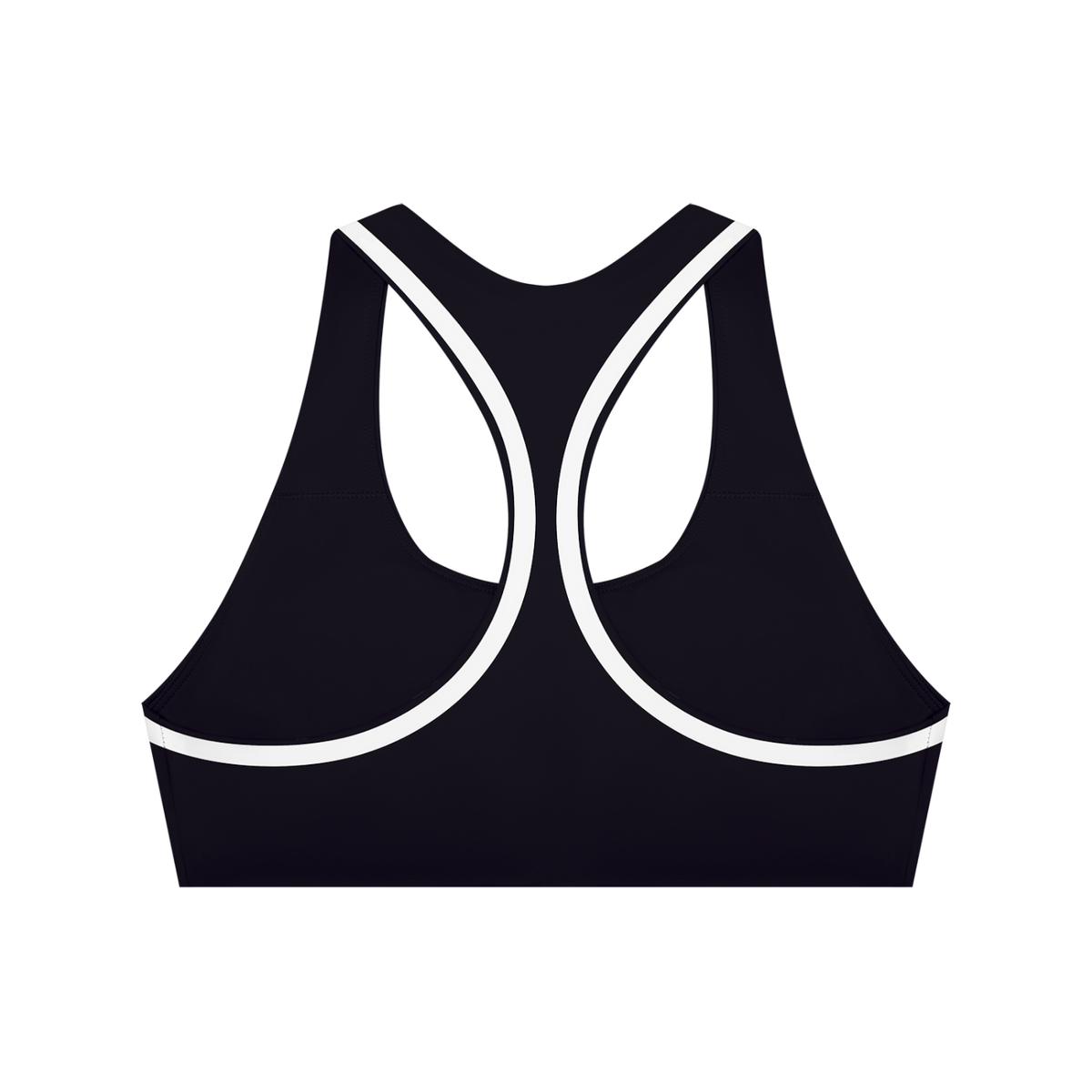 "WITH'N YOU" LOGO - WHITE - Women’s Halter Yoga Sports Bra