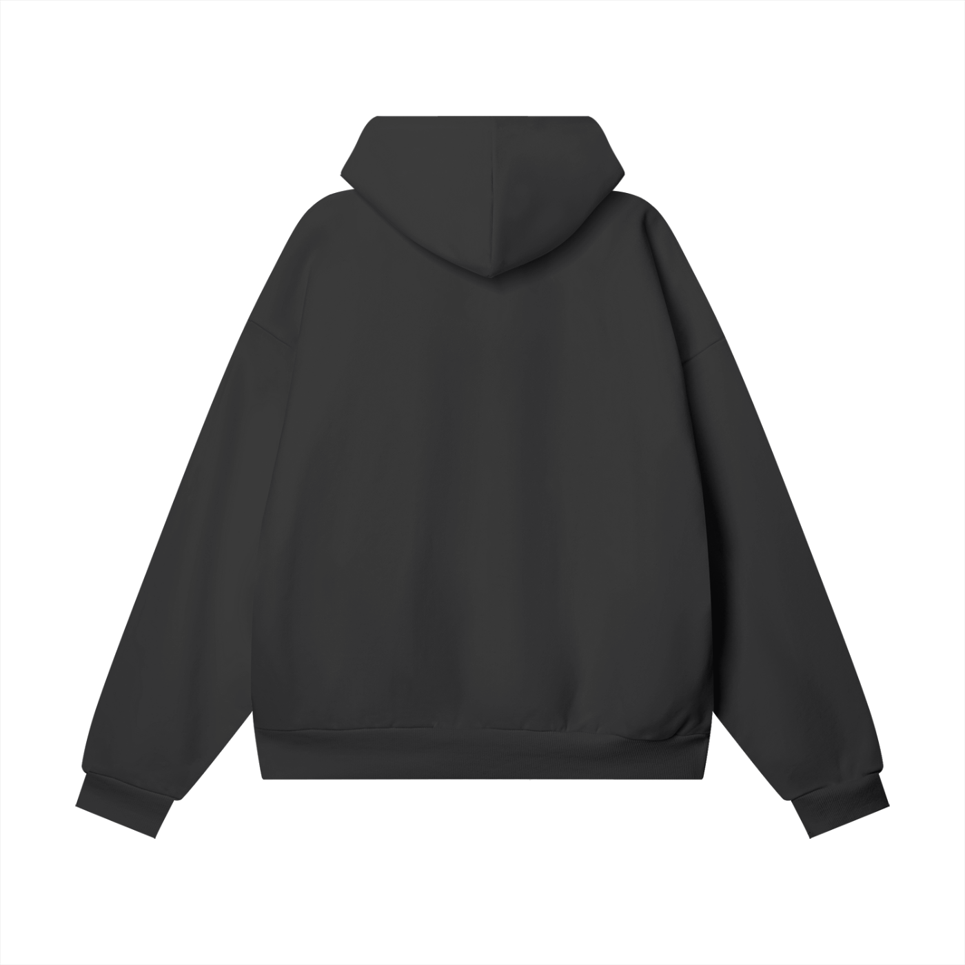 "WITH'N YOU" LOGO - WHITE / RED - Heavyweight Hidden Pocket Fleece Hoodie