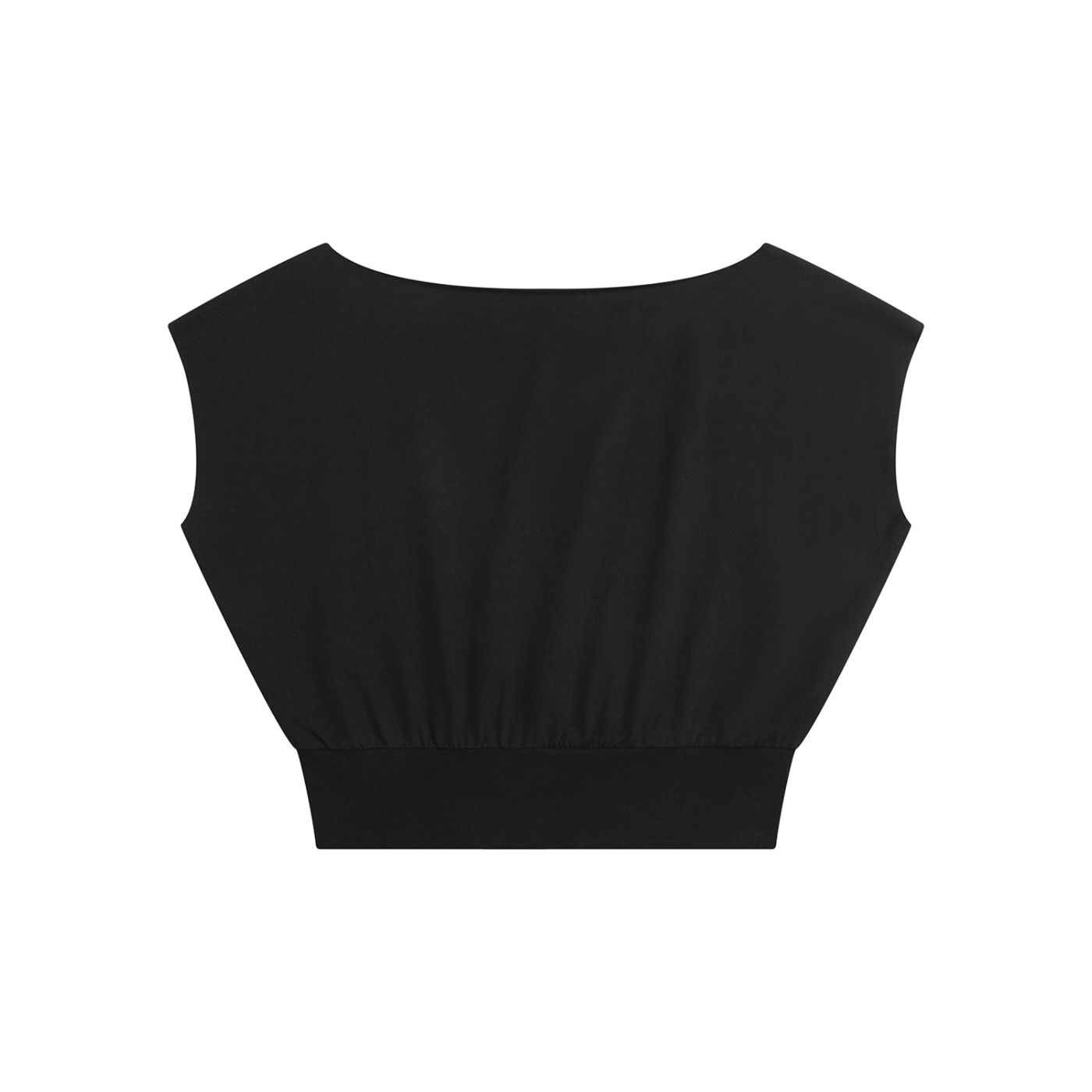 "WITH'N YOU" LOGO - WHITE - Women’s Boatneck Raw Edge Crop T-Shirt
