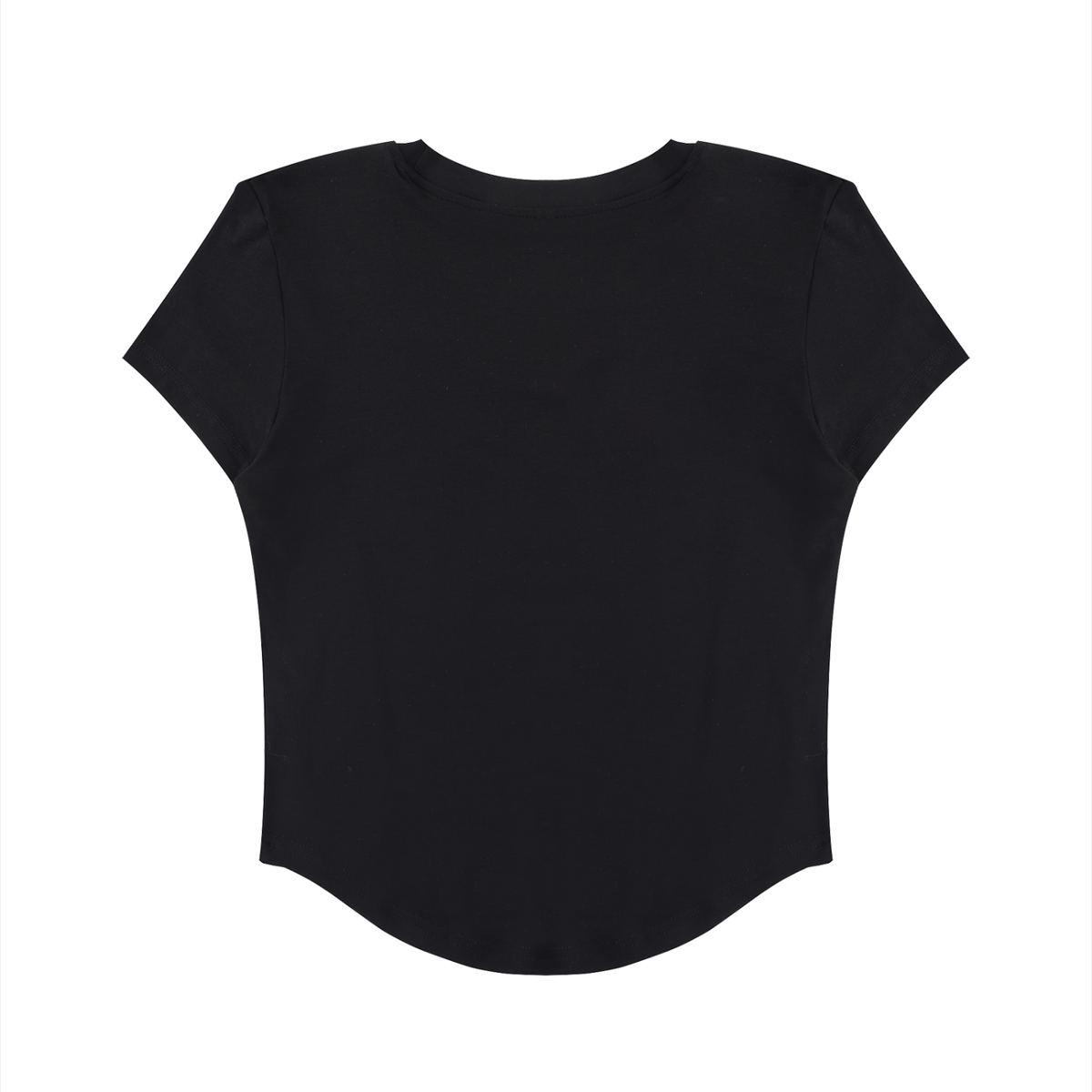 "WITH'N YOU" LOGO - WHITE - Women's Paneled Crop T-Shirt