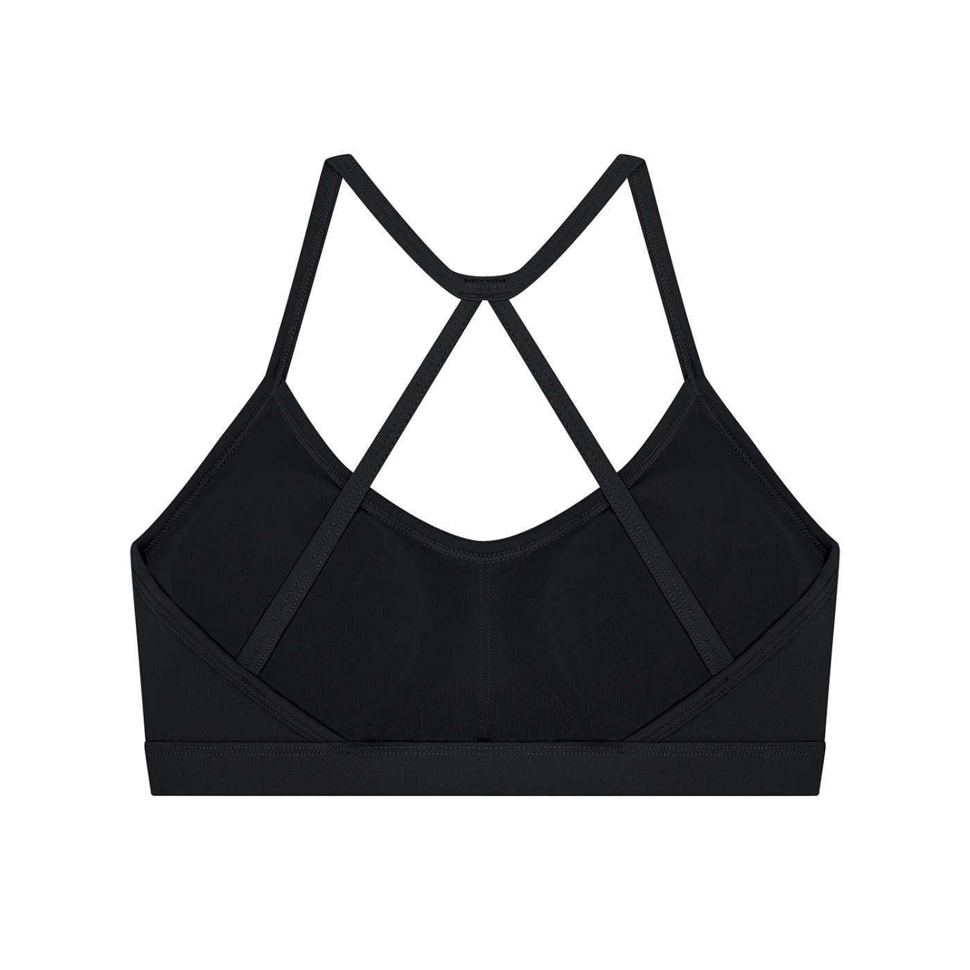 "WITH'N YOU" LOGO - WHITE - Women’s Tight Yoga Sports Bra