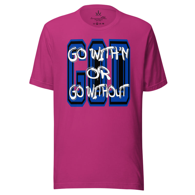 GO WITH'N - BLUE - Unisex t-shirt