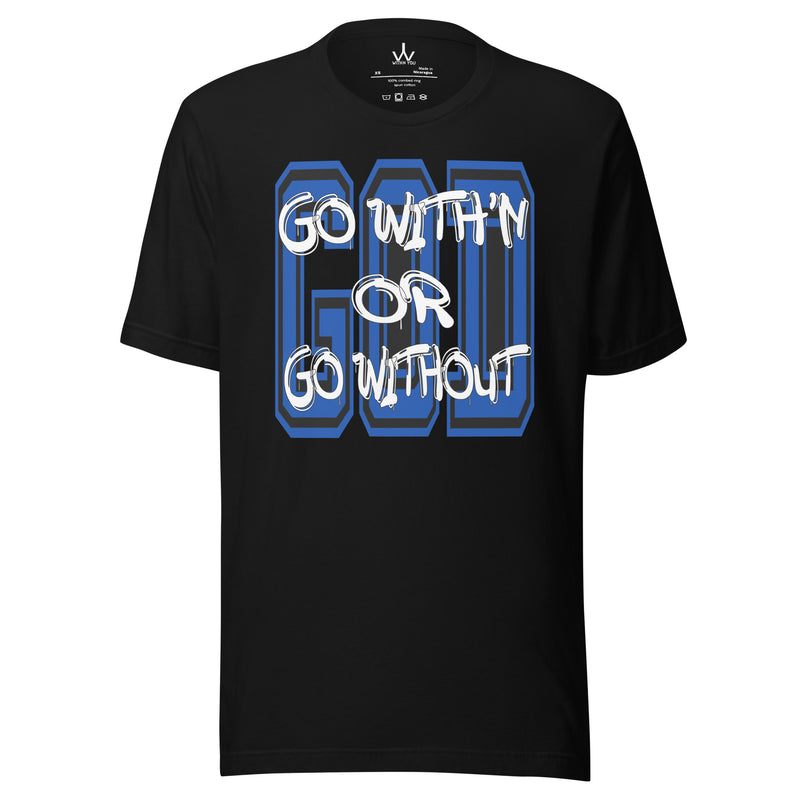 GO WITH'N - BLUE - Unisex t-shirt