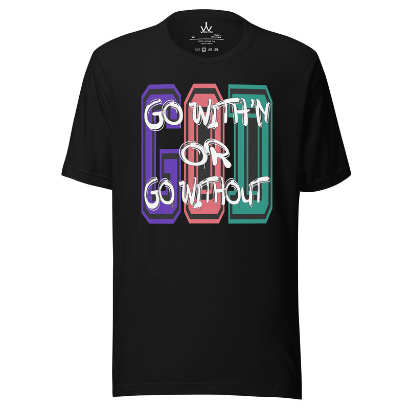 GO WITH'N - MULTI COLORS 1 - Unisex t-shirt