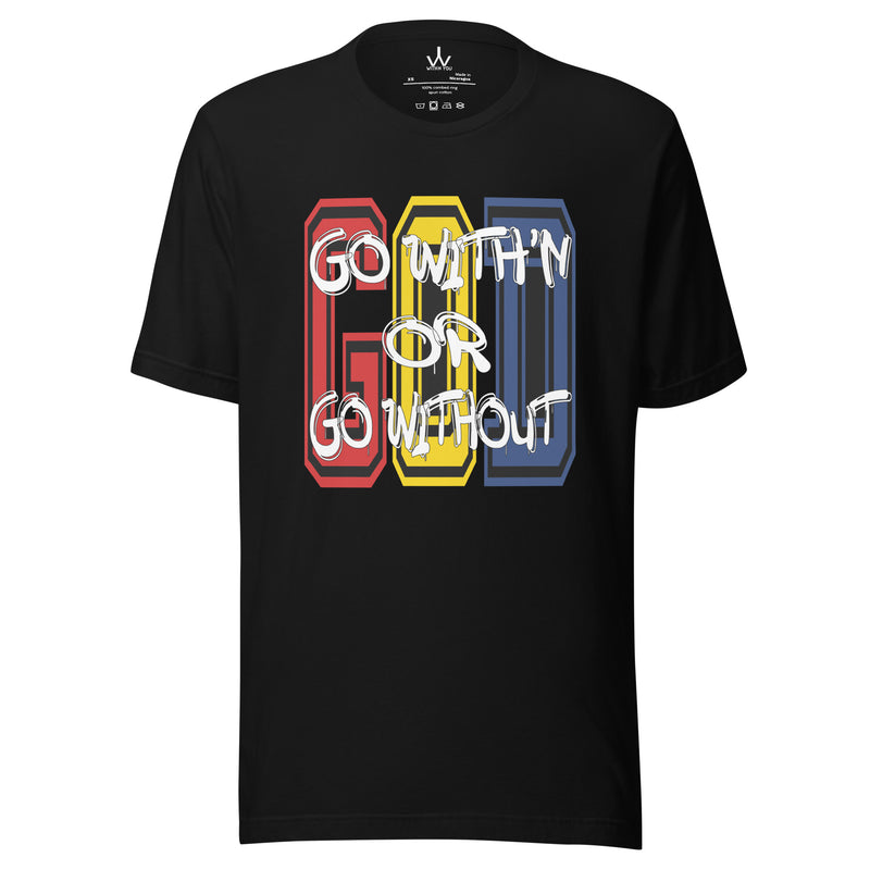 GO WITH'N - MULTI COLORS 3 - Unisex t-shirt