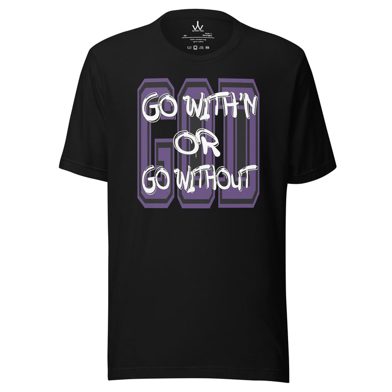 GO WITH'N - PURPLE - Unisex t-shirt