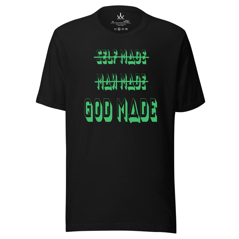 GOD MADE - GREEN - Unisex t-shirt