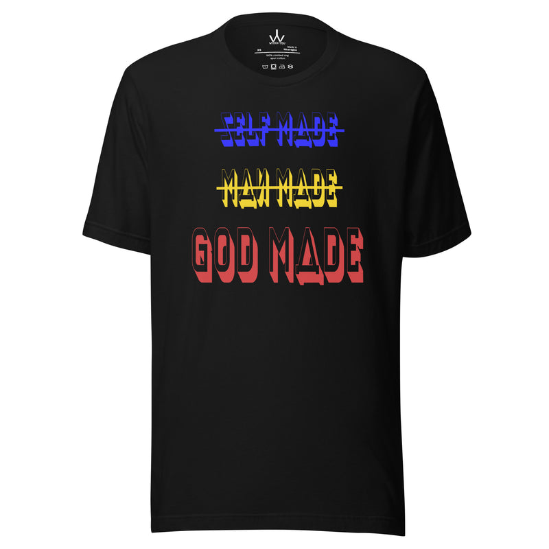 GOD MADE - COLORS 1 - Unisex t-shirt