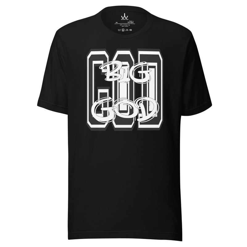 BIG GOD - BLACK - Unisex t-shirt