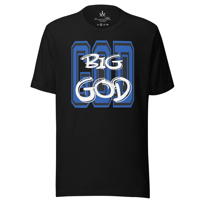 BIG GOD - BLUE -Unisex t-shirt