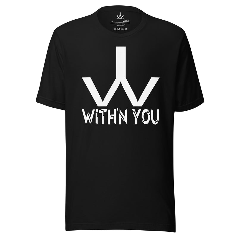 WITH'N YOU LOGO - WHITE - Unisex t-shirt