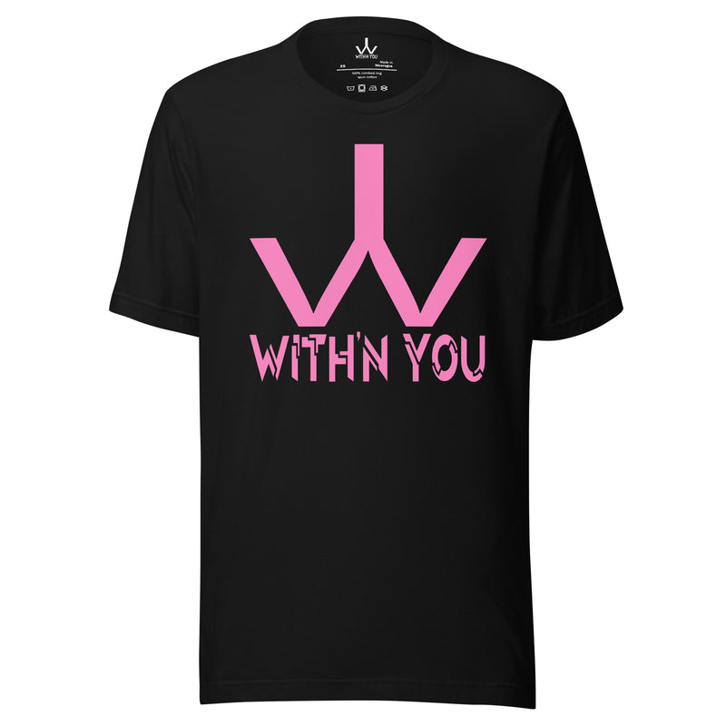 WITH'N YOU LOGO - PINK - Unisex t-shirt