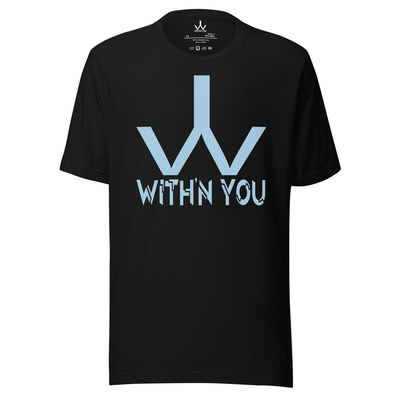 WITH'N YOU LOGO - CAROLINA BLUE - Unisex t-shirt