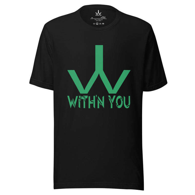 WITH'N YOU LOGO - Original Green - Unisex t-shirt