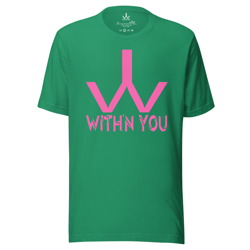 WITH'N YOU LOGO - PINK - Unisex t-shirt