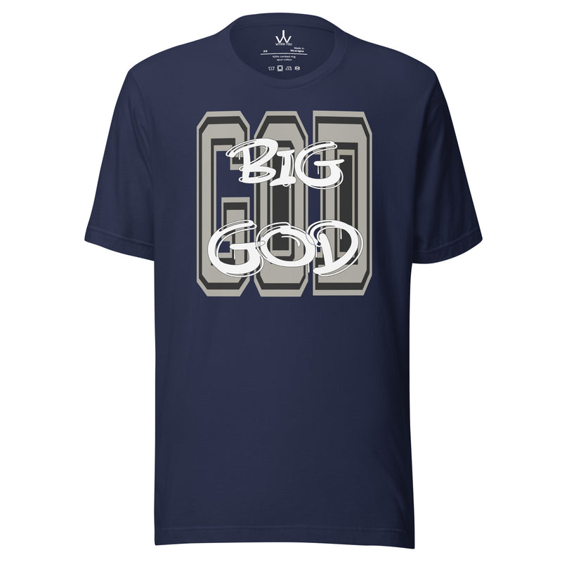 BIG GOD - GRAY - Unisex t-shirt