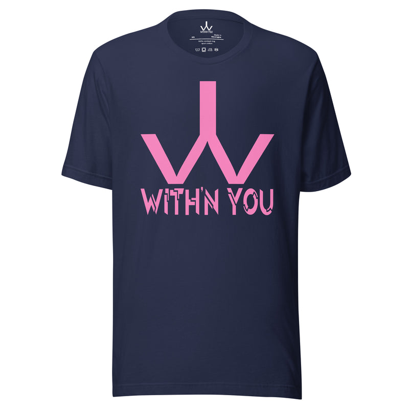 WITH'N YOU LOGO - PINK - Unisex t-shirt