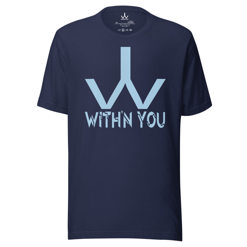 WITH'N YOU LOGO - CAROLINA BLUE - Unisex t-shirt