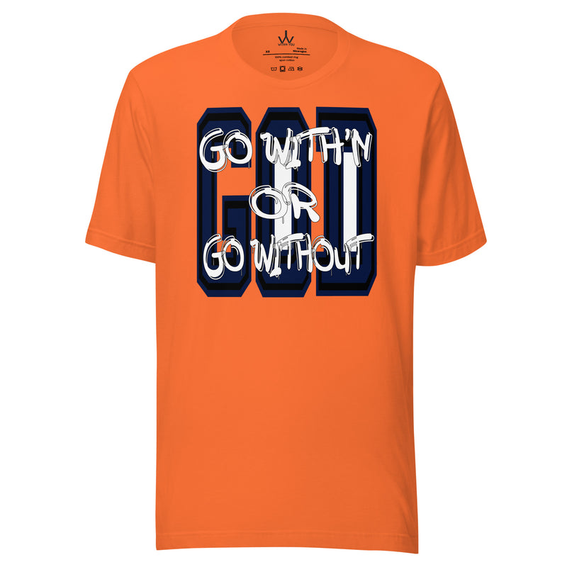 GO WITH'N - NAVY - Unisex t-shirt