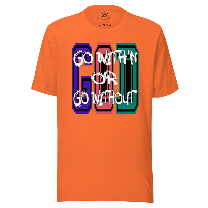 GO WITH'N - MULTI COLORS 1 - Unisex t-shirt