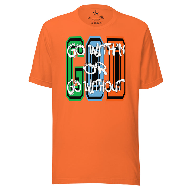 GO WITH'N - MULTI COLORS 2 - Unisex t-shirt