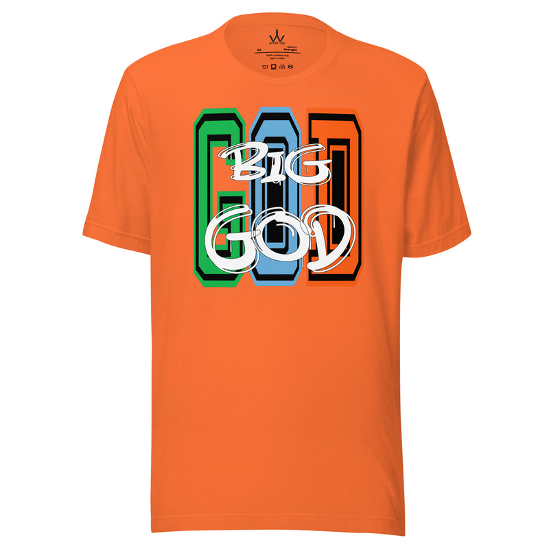 BIG GOD - COLORS 2 - Unisex t-shirt