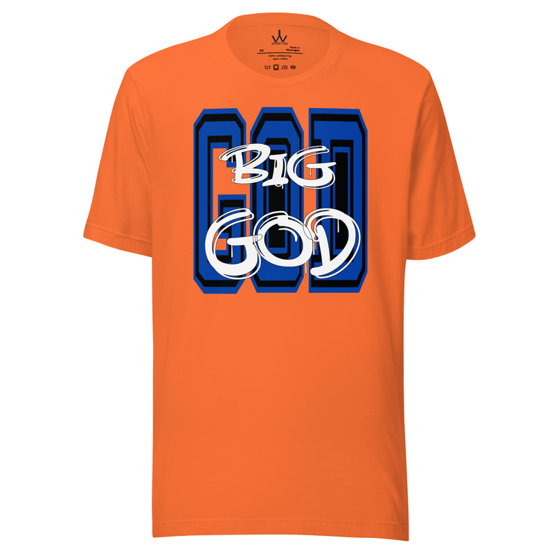 BIG GOD - BLUE - Unisex t-shirt