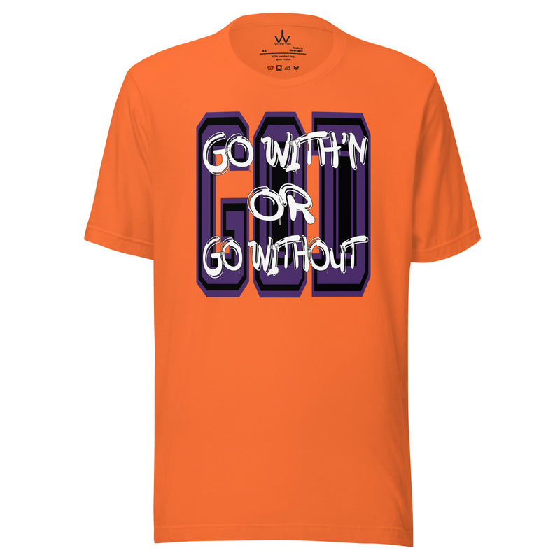 GO WITH'N - PURPLE - Unisex t-shirt