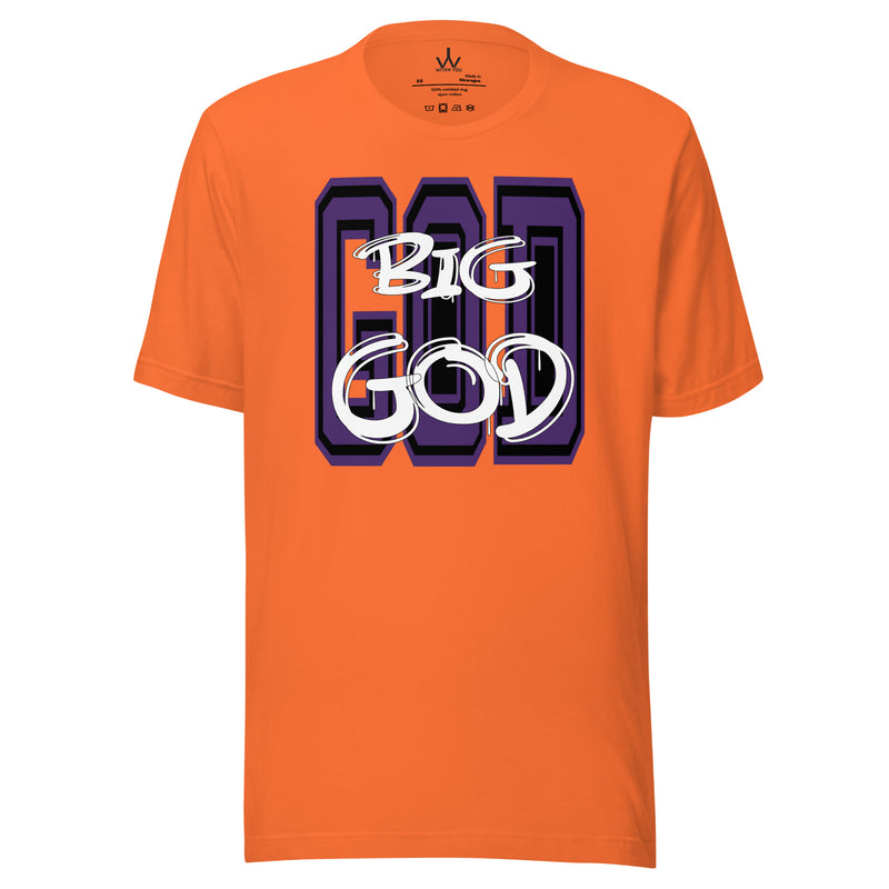 BIG GOD - PURPLE - Unisex t-shirt