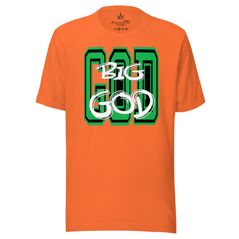 BIG GOD - GREEN - Unisex t-shirt