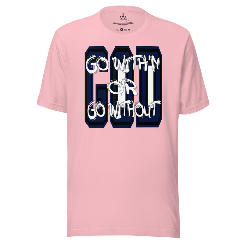 GO WITH'N - NAVY - Unisex t-shirt