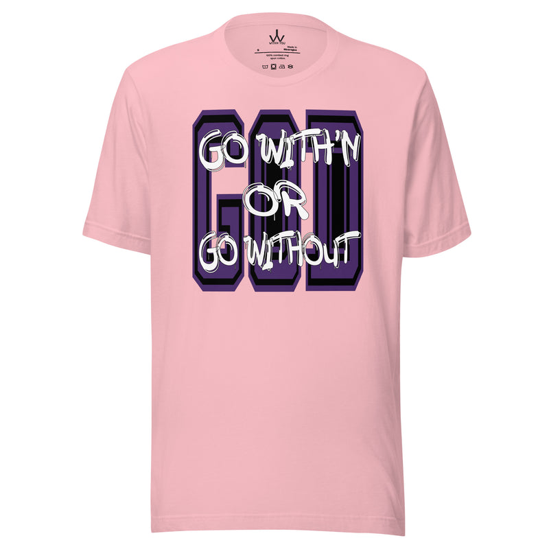 GO WITH'N - PURPLE - Unisex t-shirt