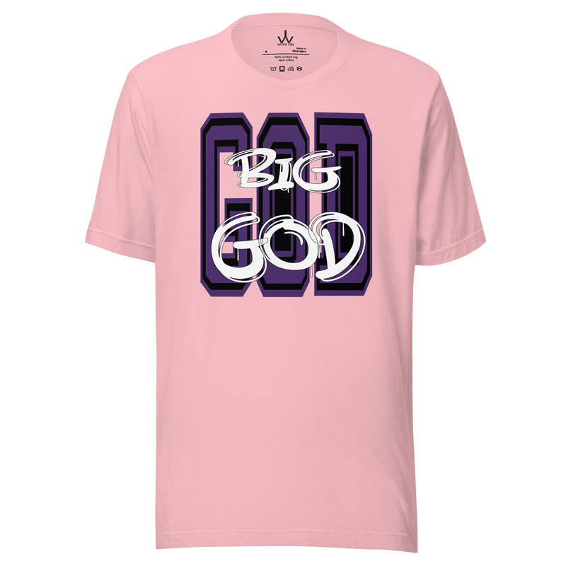 BIG GOD - PURPLE - Unisex t-shirt