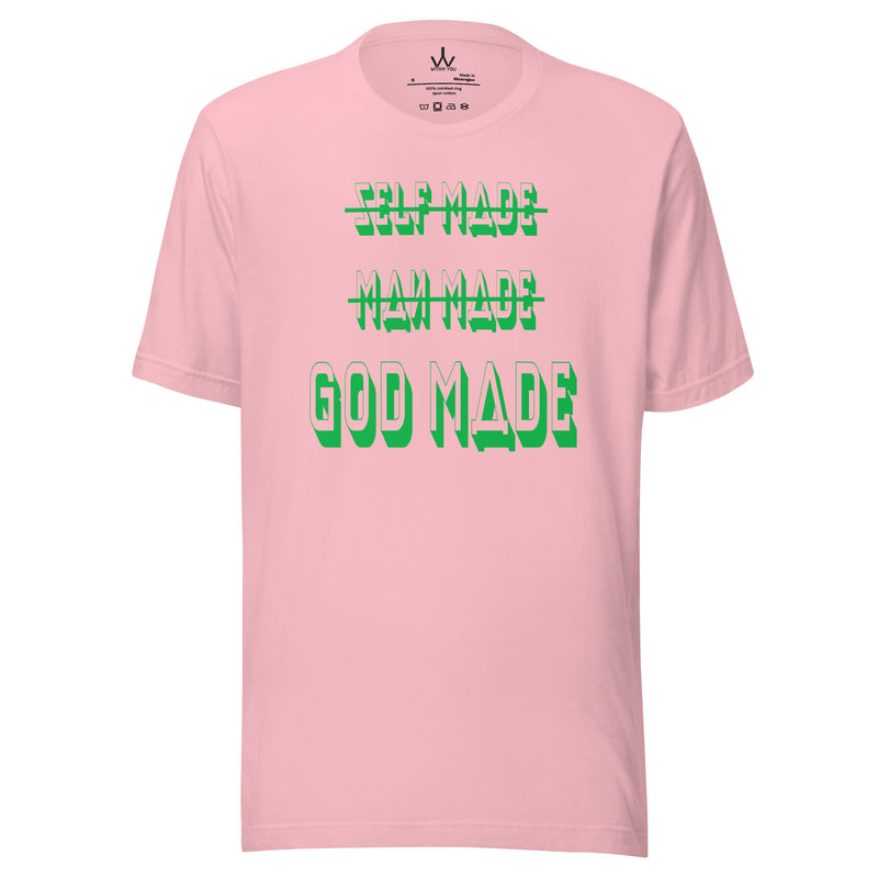 GOD MADE - GREEN - Unisex t-shirt