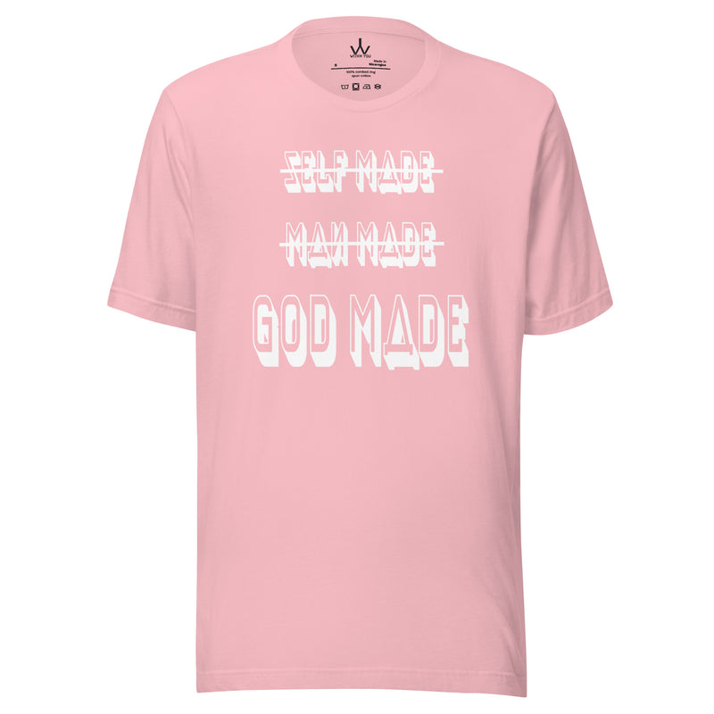 GOD MADE - WHITE - Unisex t-shirt