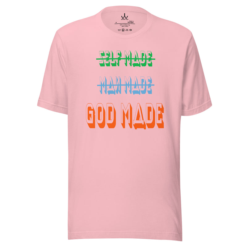 GOD MADE - COLORS 2 - Unisex t-shirt