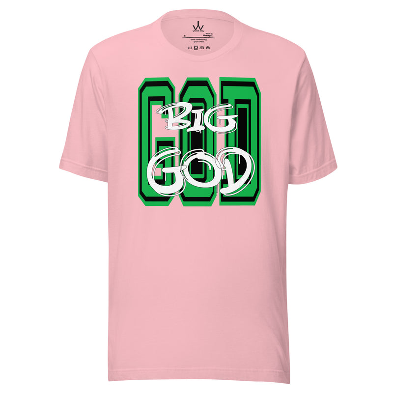 BIG GOD - GREEN - Unisex t-shirt